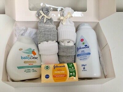 Newborn Baby Bath-time Gift Box Hamper • 17.99£