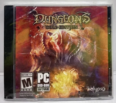 Dungeons Gold Edition (New Sealed PC Game) See Photos! Case Cracks! - Image 1 of 4