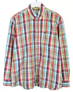 Camisa CAMEL ACTIVE Para Hombre XL Multicolor Patrón a Cuadros Cuello Abotonado Logo - Imagen 1 de 11