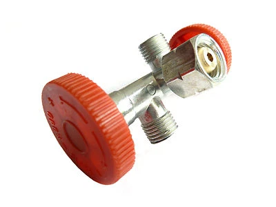 Doppelabzweigventil Gasverteiler Zweiwegeventil Propan - Bild 1 von 2