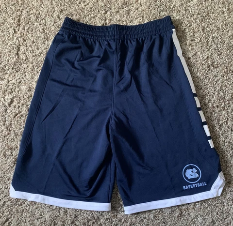 Nike Elite North Carolina Tar Heels Shorts Youth XL Blue Basketball Navy Blue Cover