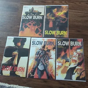 2024 BOOM Studios Comic: Slow Burn #1-5 Set Completo, ¡Primera Impresión A Cvrs Como Nuevo! - Imagen 1 de 7
