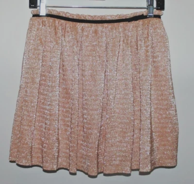 Kate Spade Girls ~ Falda The Rules ~ Metálica Oro Rosa y Plata Talla 14 Foto 1 de 4