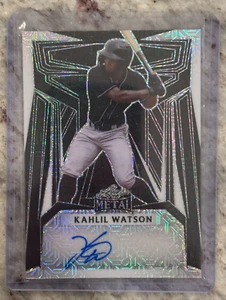 Khalil Watson 2023 Leaf Metal Black Mojo Autograph 2/3 - Bild 1 von 2