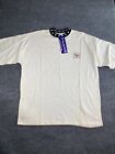 Vintage 80s 90s lecoq Sportif T Shirt Men's XL Cotton Short Sleeve Logo USA Made