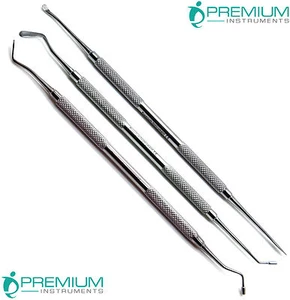 Set of 3 Dental Woodson #1, #2, #3 Plugger Plastic Composite Filling Instruments - Picture 1 of 7