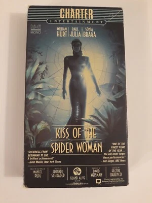 Vintage 1985 KISS OF THE SPIDER WOMAN 1986 CHARTER Entertainment VHS Tape - Image 1 of 4