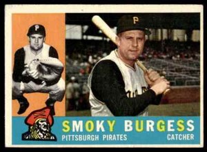 1960 Topps Smoky Burgess Pittsburgh Pirates #393