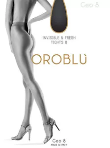 Pantimedias de punta ultra transparente OROBLU GEO 8 den invisibles y frescas hechas en Italia - Imagen 1 de 16