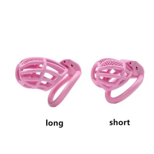 Honeycomb Male Chastity Device Cage Restraint Restrictive Lock with 4 Base Rings - Picture 1 of 20