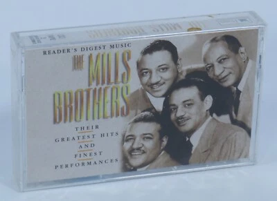 The Mills Brothers Greatest Hits & Finest Performances  Cassette  New*Ships Free - Image 1 of 3