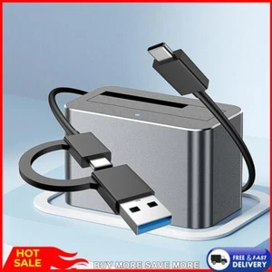Hard Drive Dock SAS To USB 3.0 Adapters 5Gbps for 2.5/3.5 in SATA/SAS HDD SSD - Photo 1/9