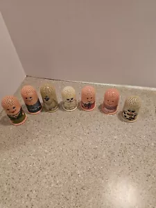 Play-Dohy Fuzzy Pumper Barber Shop Figures 1977 & 1978 7 Figures - Picture 1 of 6