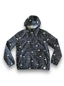 Herschel x Jean-Michel Basquiat Mens Medium Packable Hooded Windbreaker Pullover - Picture 1 of 19