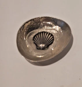 Artisan Pewter Bowl.  Clamshell Brand NEW - Foto 1 di 10