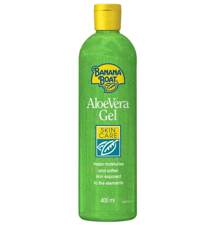 Banana Boat Aloe Vera Skin Care Gel 400 ml, Large Pump Bottle