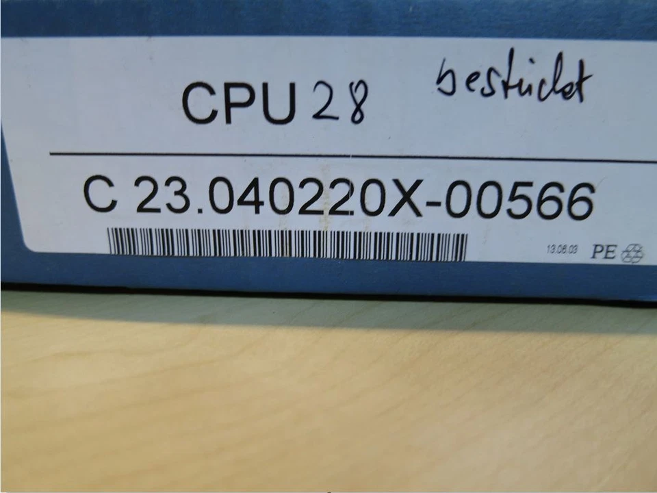 Heller uni-PRO CPU 28  C23.040220X-00566 NEU  6-4 #1497 - Bild 1 von 1