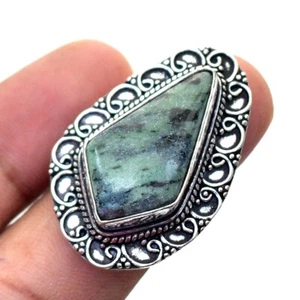 Ruby Zoisite Gemstone Handmade Thanksgiving Gift Jewelry Vintage Ring 7" PG 1823 - Picture 1 of 5