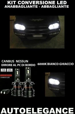 VW GOLF III LAMPADE ANABBAGLIANTI ABBAGLIANTI LED 16.000LM CAMBUS - AT - Immagine 1 di 4
