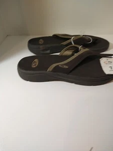 Champion Sandals Thong Brown Size 7 Unisex - Picture 1 of 4
