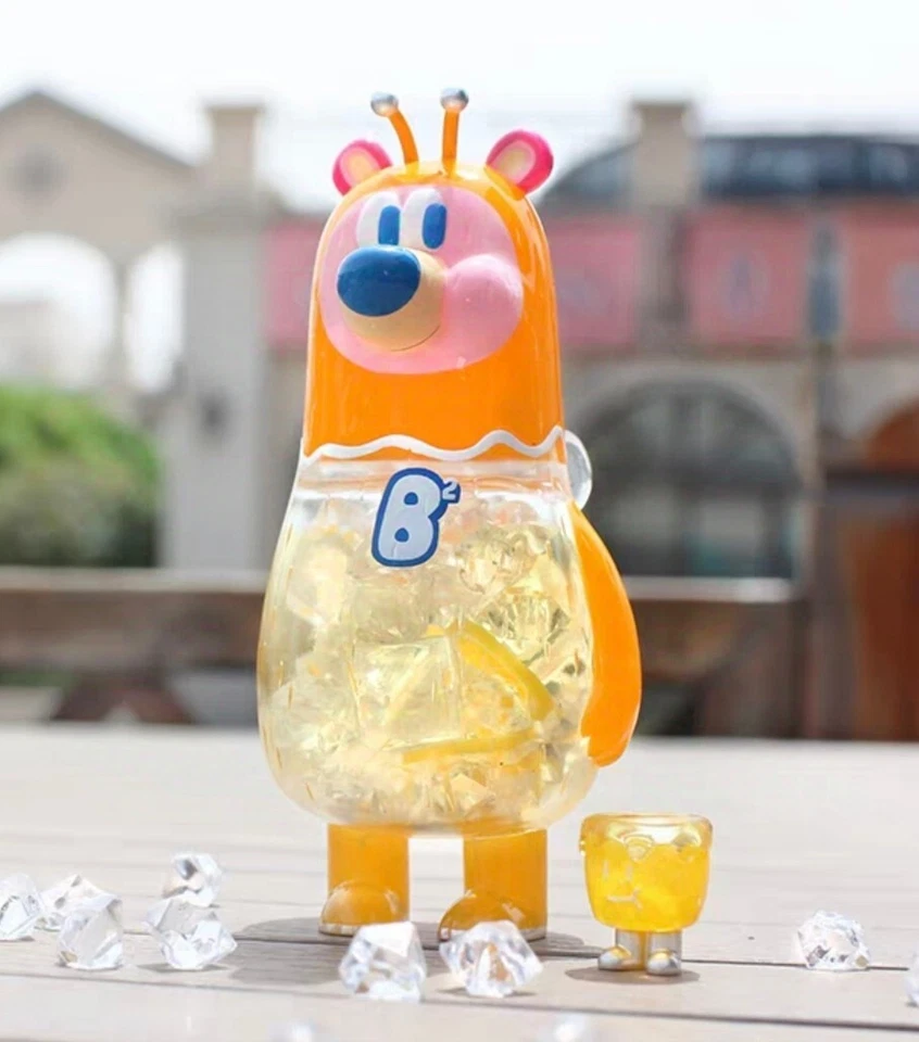 Datotoy Bill Bear Serie Carbonatada Oso Dada Naranja Resina Limitada H13 cm (5,1 pulgadas) Foto 1 de 1