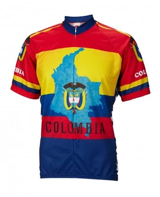 Colombia Men's Cycling Jersey (S, M, L, XL, 2XL, 3XL) - Image 1 of 3