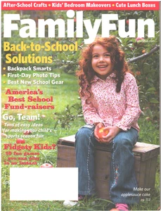 FAMILY FUN Magazine September 2007 Back To School Fund Raisers Sports Games - Imagen 1 de 3