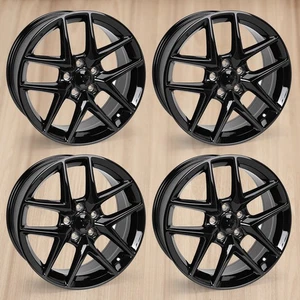 4Pcs 18" x 8" All Black Alloy Replacement Wheel Rim 2016-2024 for Honda Civic - Picture 1 of 12