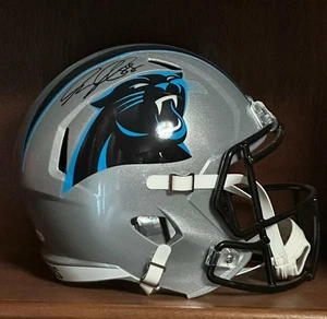 Greg Olsen Signed Panthers Full-Size Speed Helmet (Beckett Hologram) - Picture 1 of 1