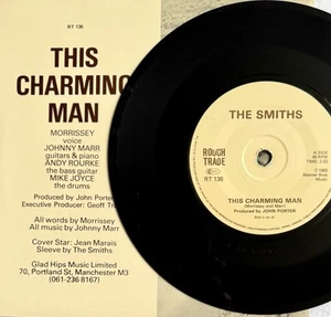The Smiths -This Charming Man- Rare Export 7"/Solid Center/Glad Hips Sleeve - Bild 1 von 8