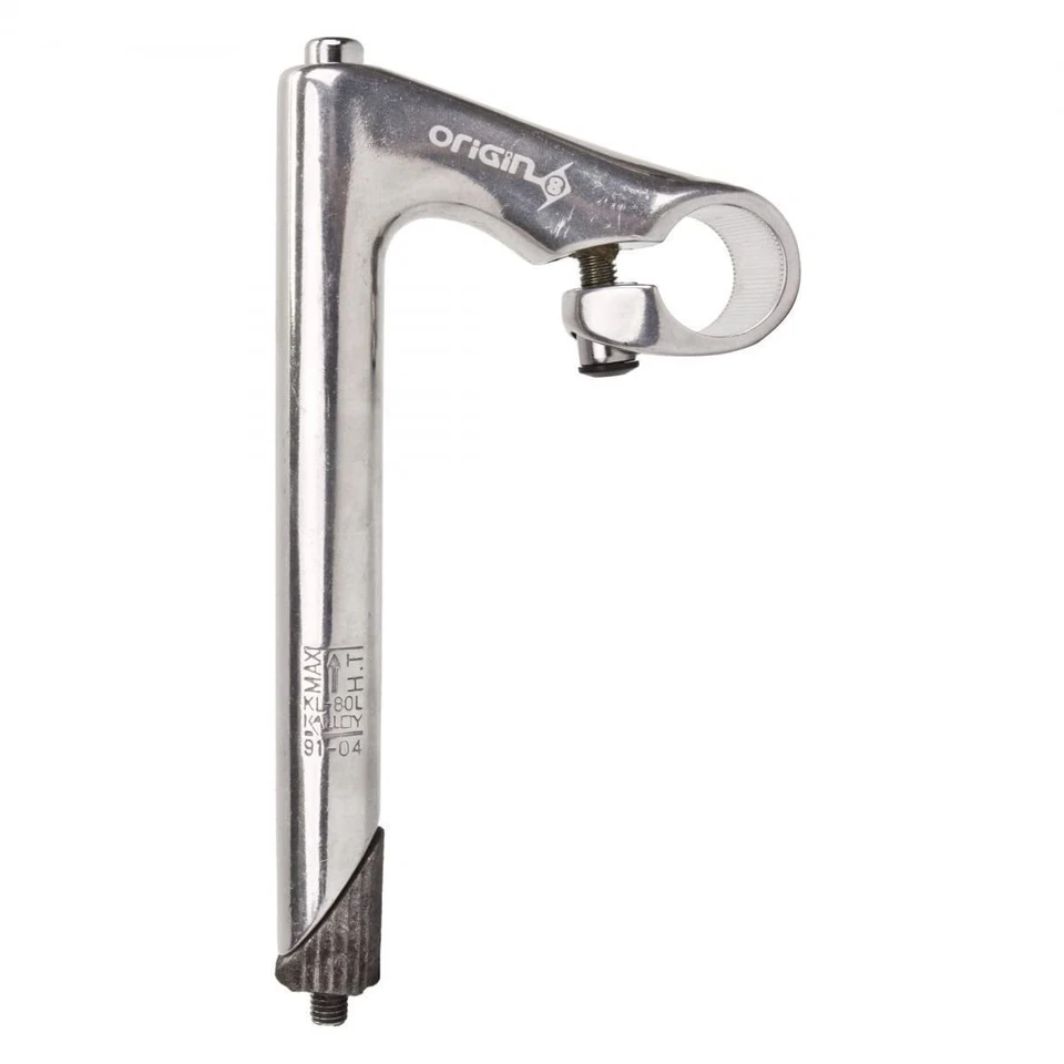 Origin8 Classique Sport Quill Stem, 180 x 80 x 25.4mm, 1" Fork Diameter, Silver - Image 1 of 1