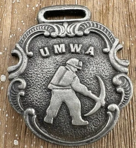 1976 UNITED MINE WORKERS OF AMERICA UMWA WATCH FOB JIMM Watson - Bild 1 von 9