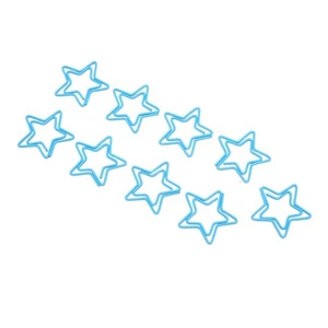 Lot De 100 Trombones En Forme D'étoile Placage Antirouille Pratiques - Afbeelding 1 van 12