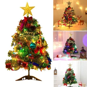 Mini Weihnachtsbaum mit LED Klein Künstlicher Tannenbaum Weihnachten Dekoration - Bild 1 von 16