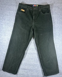 Empyre Cordhose Herren Größe 38x30 Schwarz Relaxed Fit Skater Baggy High Rise - Bild 1 von 8