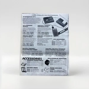 1982 Hewlett Packard HP Calculator Catalogue - Picture 1 of 3