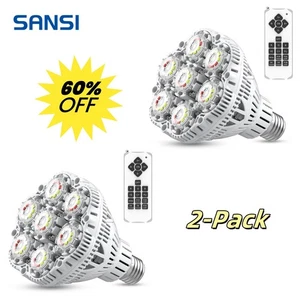 2 Pack LED Pool Lights 30W RGB Multicolor Dimmable Remote Control Inground SANSI - Picture 1 of 8