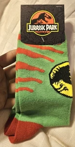 JURASSIC PARK 🦕PELÍCULA 🎬 CALCETINES VERDE TALLA 1 ZAPATO HOMBRE/MUJER 1993 DINOSAURIOS 🦕 👟👞  - Imagen 1 de 3