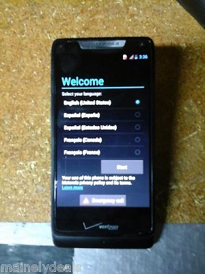 MOTOROLA DROID M 8GB Black (Verizon) Clean ESN GOOD CONDITION - Image 1 of 2