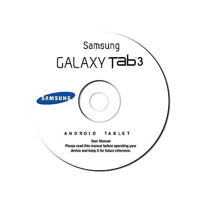 Samsung Galaxy Tablet Tab 3 8.0 (Wi-Fi, model SM-T310) User Manual Guide on CD - Image 1 of 4