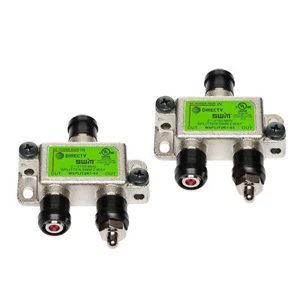 Directv SWM Approved 2-Way Wide Band Splitter (2-Pack) - Picture 1 of 5