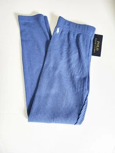 Polo Ralph Lauren Big Girls Ribbed Stretch Knit Legging Blue Sz XL (16) - NWT - Picture 1 of 1