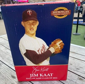 Jim Kaat Hall of fame HOF Bobblehead SGA July 16 2022 Minnesota Twins In Hand - Picture 1 of 13