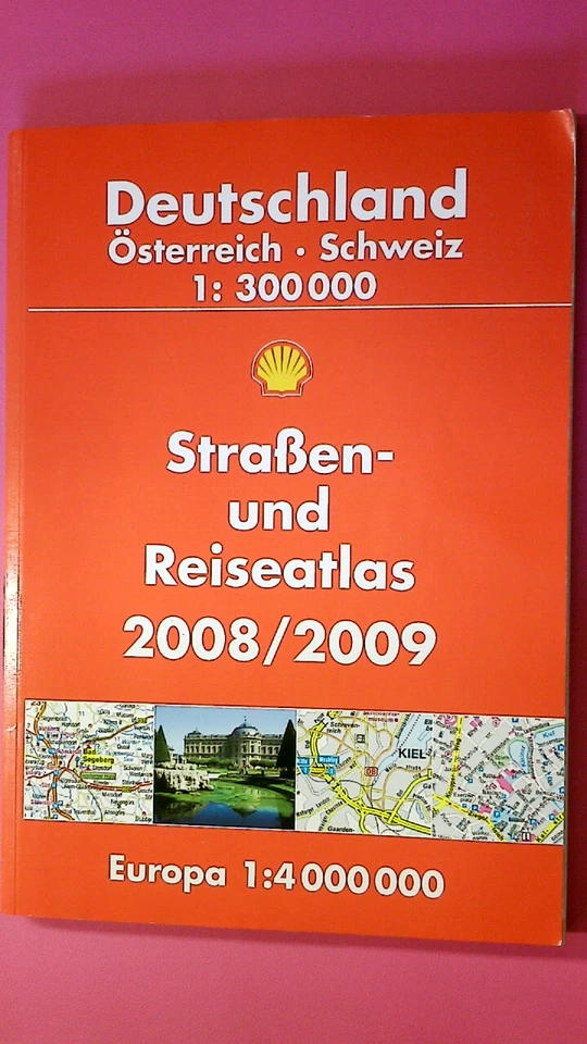 161010 SHELL STRASSEN- UND REISEATLAS DEUTSCHLAND, ÖSTERREICH, SCHWEIZ, EUROPA - Bild 1 von 1