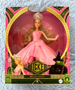 Muñeca de moda Mattel Wicked Movie Deluxe Glinda 2024 11" URL ERROR DE IMPRESIÓN ERRÓNEA - Imagen 1 de 6
