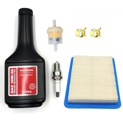 KINDZA HONDA Tune up kit for HONDA HRX217 GCV200 GCV160 GC190LA HRR216 OIL Air and oil filter