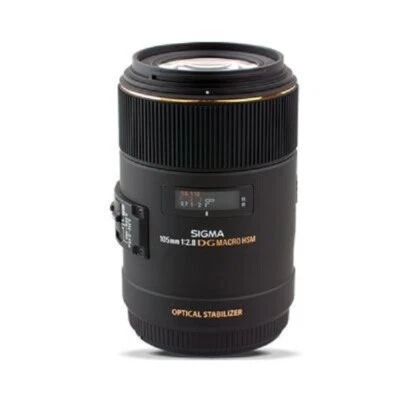 Sigma 105mm f2.8 Macro EX DG OS HSM Nikon Lens - Image 1 of 3