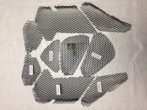 2012-2022 KAWASAKI ZX 14 ZX-14 BLACK FAIRING & NOSE GRILLS SCREENS VENTS MESH - Bild 1 von 4