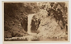 c1920s-30s Cascade Near Lutsen Minnesota Real Photo Sepia Postcard - Picture 1 of 2