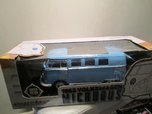 1:18 VW Volkswagen Bus Microbus 1962 azul claro Greenlight limitado ¡1 de 300!!! - Imagen 1 de 5